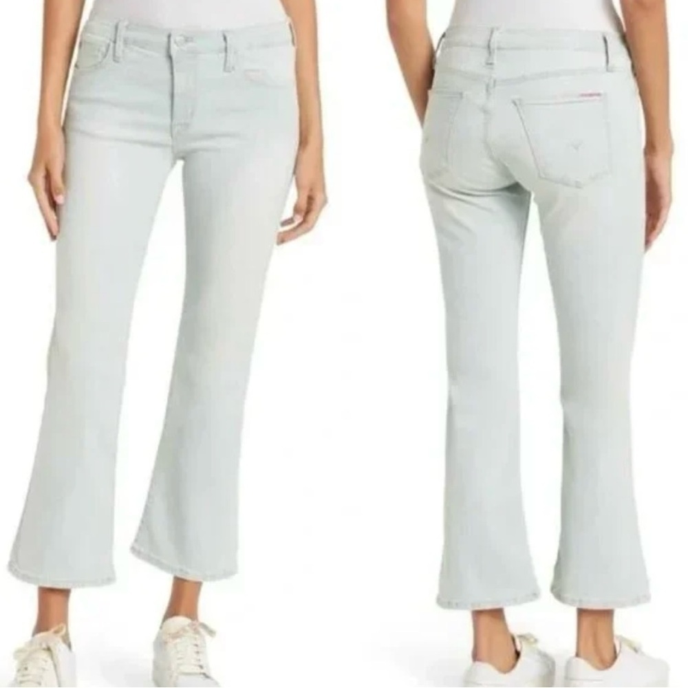 HUDSON Denim Natalie Midrise Bootcut Crop Ankle Jeans Galaxy Light Wash Size 32
